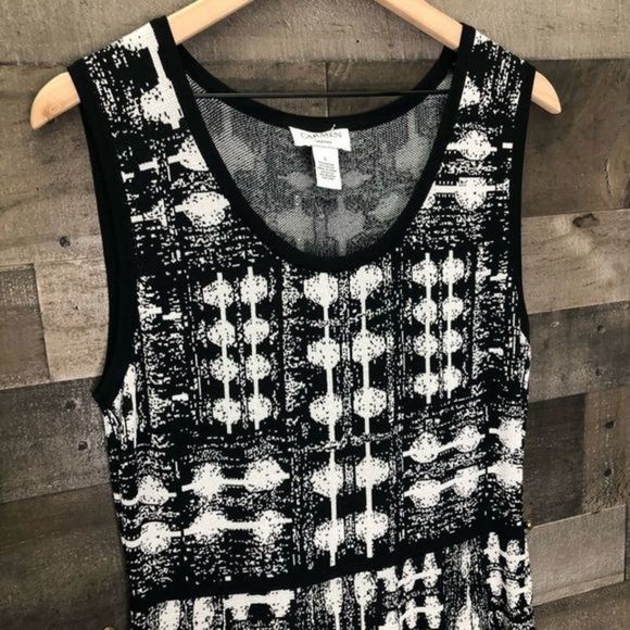 Carmen Marc Valvo Fit snd Flare Knit Skater Dress - Picture 5 of 10